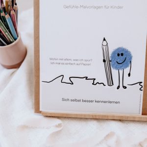 Gefühle-Malmappe - Sich selbst besser kennenlernen (Blau)