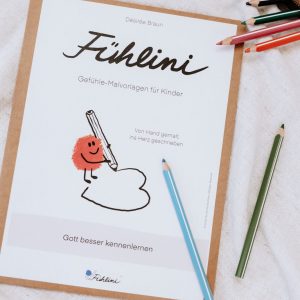 Gef&uuml;hle-Malmappe - Gott besser kennenlernen (Rot)